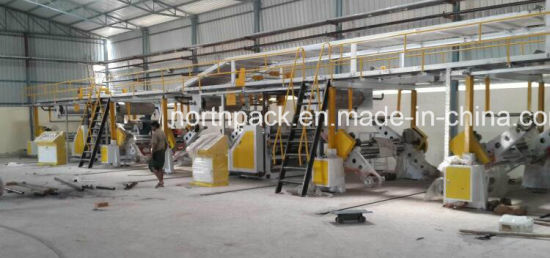 5 Layers Automatic Corrugated Paper Production Line
