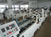 Automatic Corrugated Pre-fold and Crash Lock Bottom Folder Gluer Machine