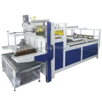 Semi Automatic Carton Box Package Folder Gluer Machine