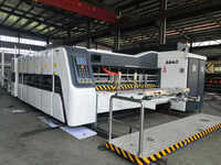 Corrugated Cardboard Flexo Water Ink Printing Slotting Die Cutting Carton Box Make Package Machine