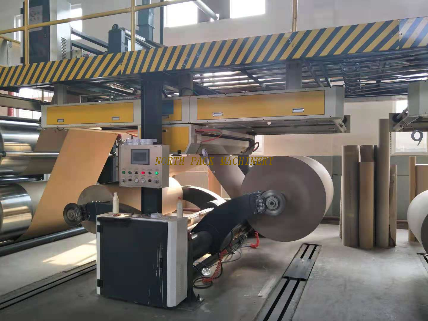 Corrugation Cardboard Production Line Automatic Raw Paper Splicer Machine